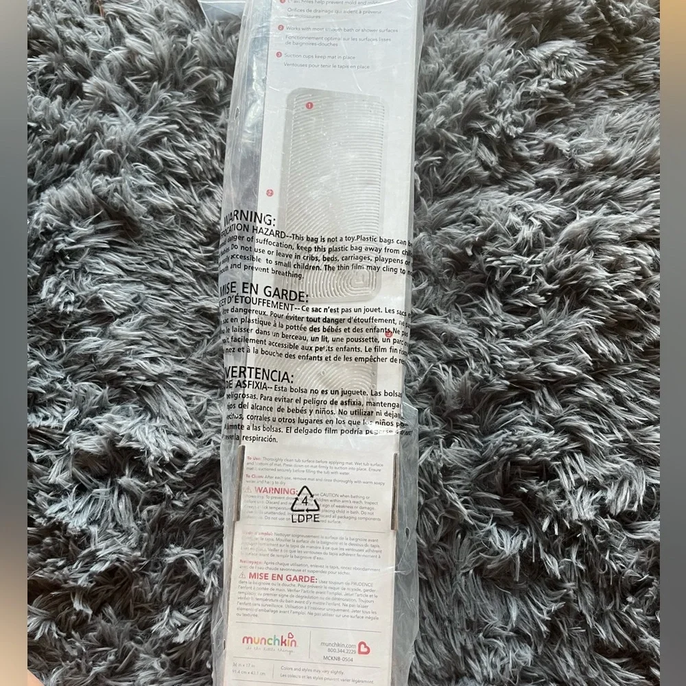 Cushioned bath mat